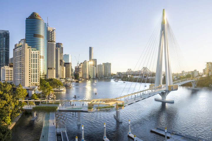 Connect Brisbane shortlisted for Kangaroo Point Green Bridge